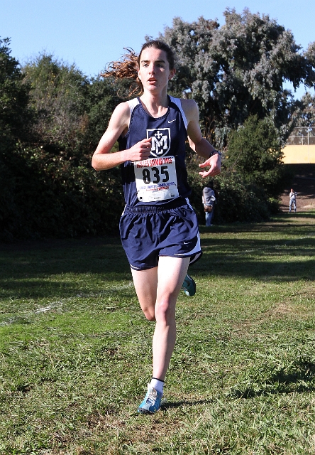 NCS XC D4  Girls-025.JPG - 2009 North Coast Section Cross Country Championships, Hayward High School, Hayward, California